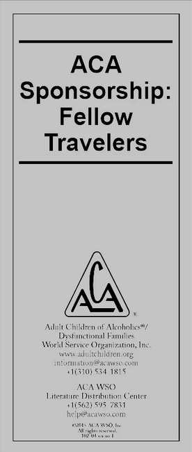 ACA Sponsorship Fellow Traveler - bundle of 10 tri-folds